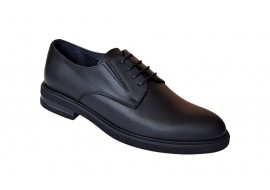 Pantofi barbati, casual, din piele naturala, Negru, X Confort, SCV270N